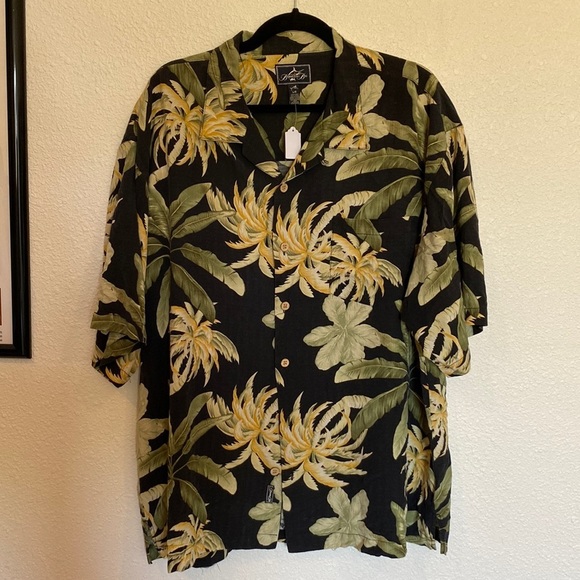 Y2k‎ SILK Hawaiian Shirt - Picture 1 of 3